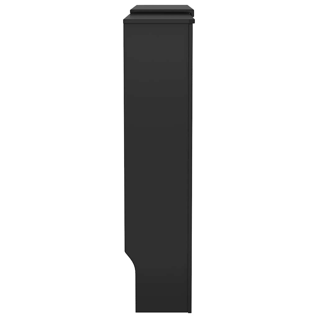 fekete szerelt fa radiátorburkolat 205 cm