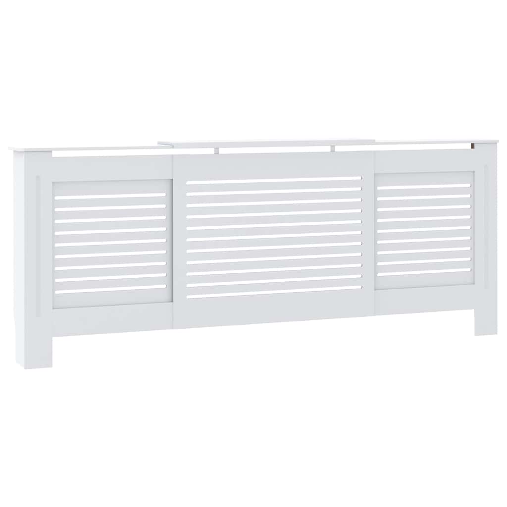 fehér MDF radiátorburkolat 205 cm