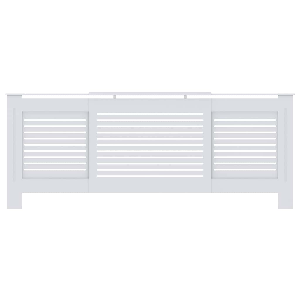 fehér MDF radiátorburkolat 205 cm