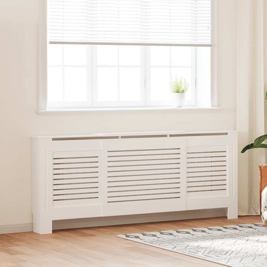 fehér MDF radiátorburkolat 205 cm