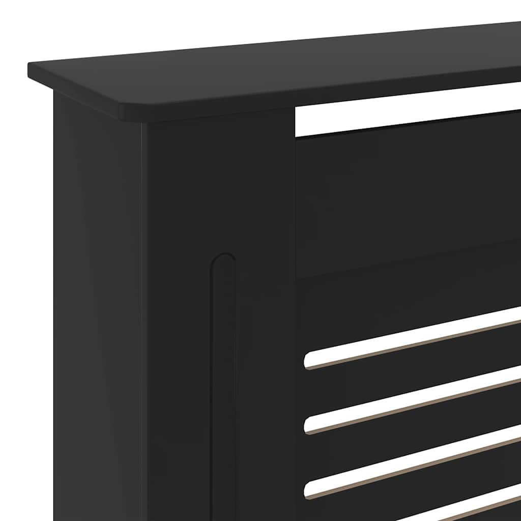 fekete MDF radiátorburkolat 205 cm