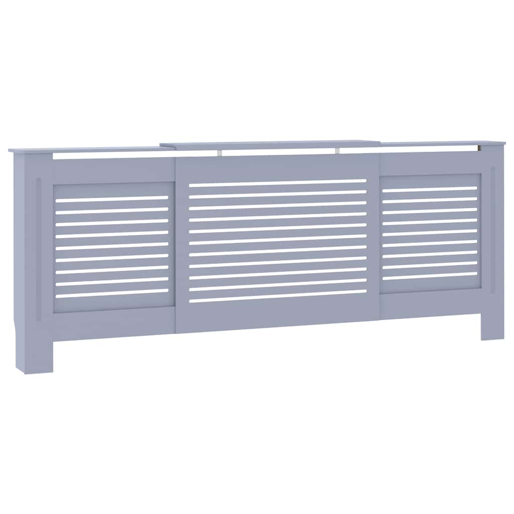 szürke MDF radiátorburkolat 205 cm
