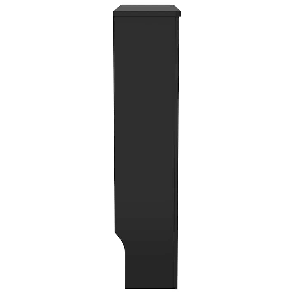 fekete szerelt fa radiátorburkolat 78 cm