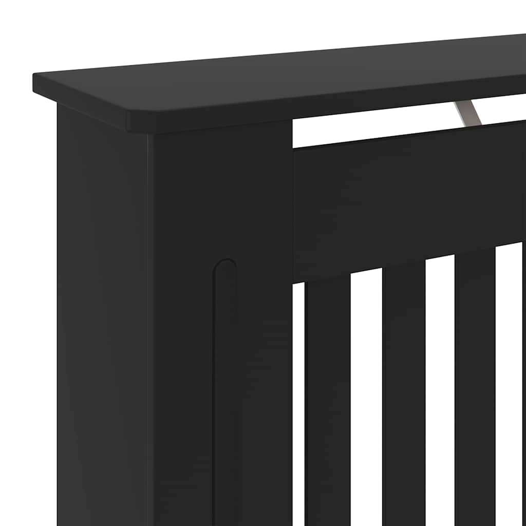 fekete szerelt fa radiátorburkolat 78 cm