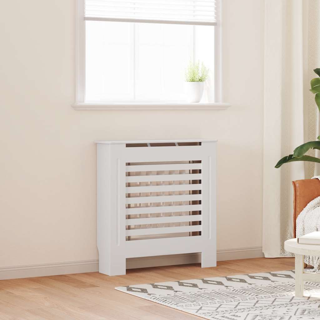 fehér MDF radiátorburkolat 78 cm
