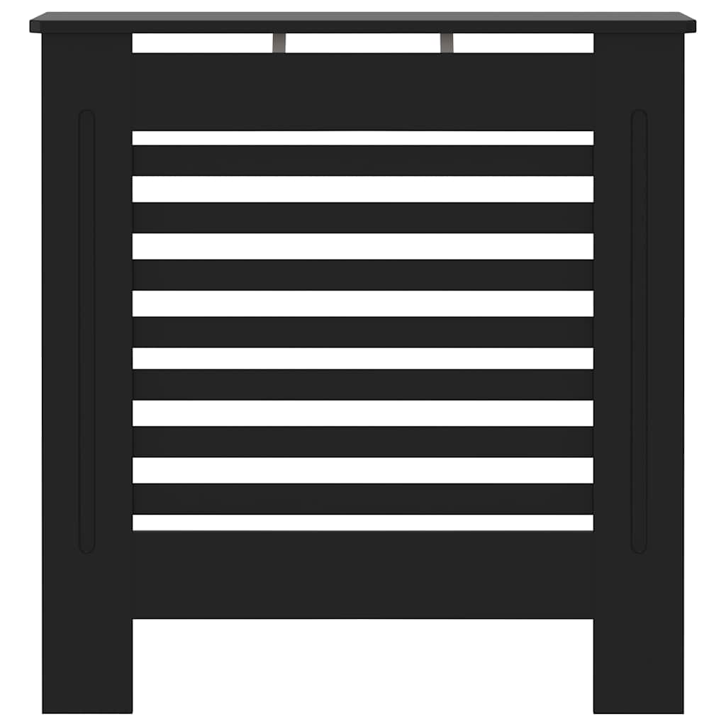 fekete MDF radiátorburkolat 78 cm