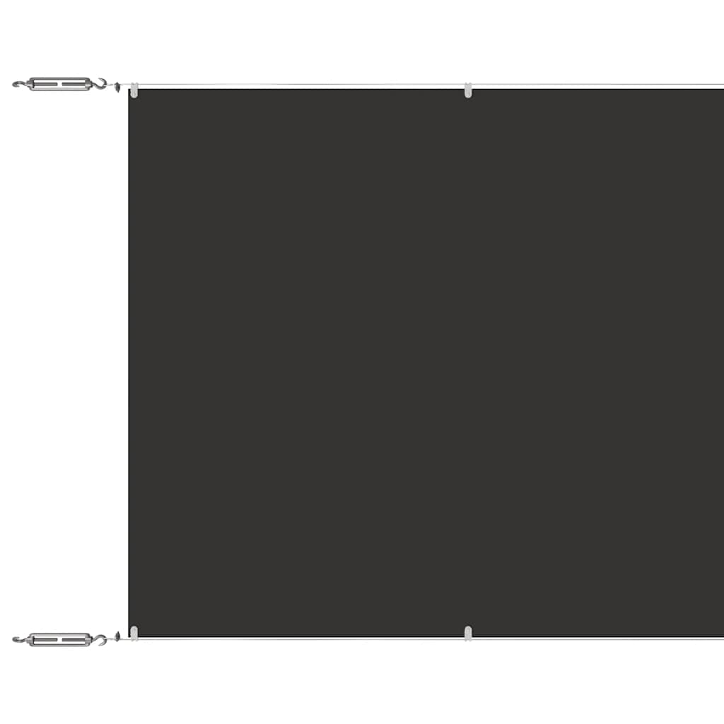 antracitszürke oxford-szövet függőleges napellenző 100x1200 cm