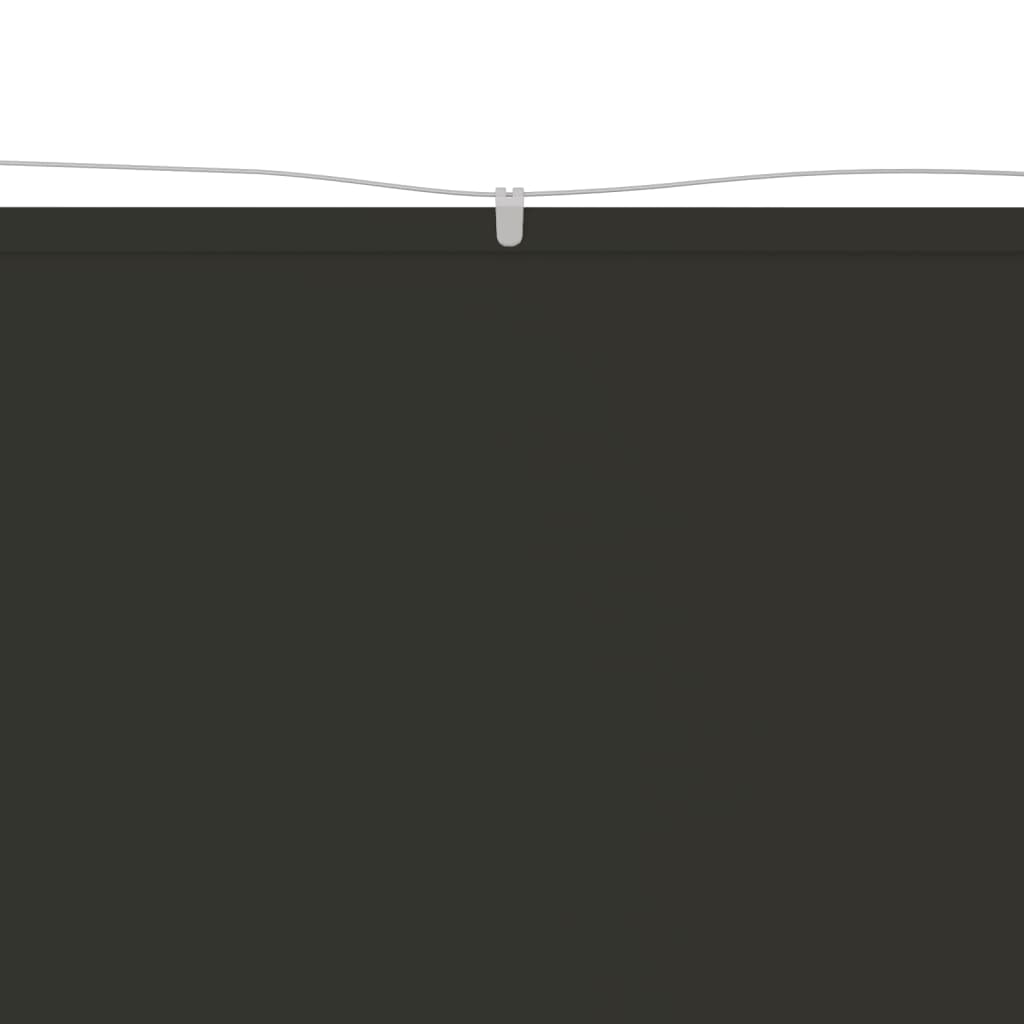 antracitszürke oxford-szövet függőleges napellenző 140x270 cm