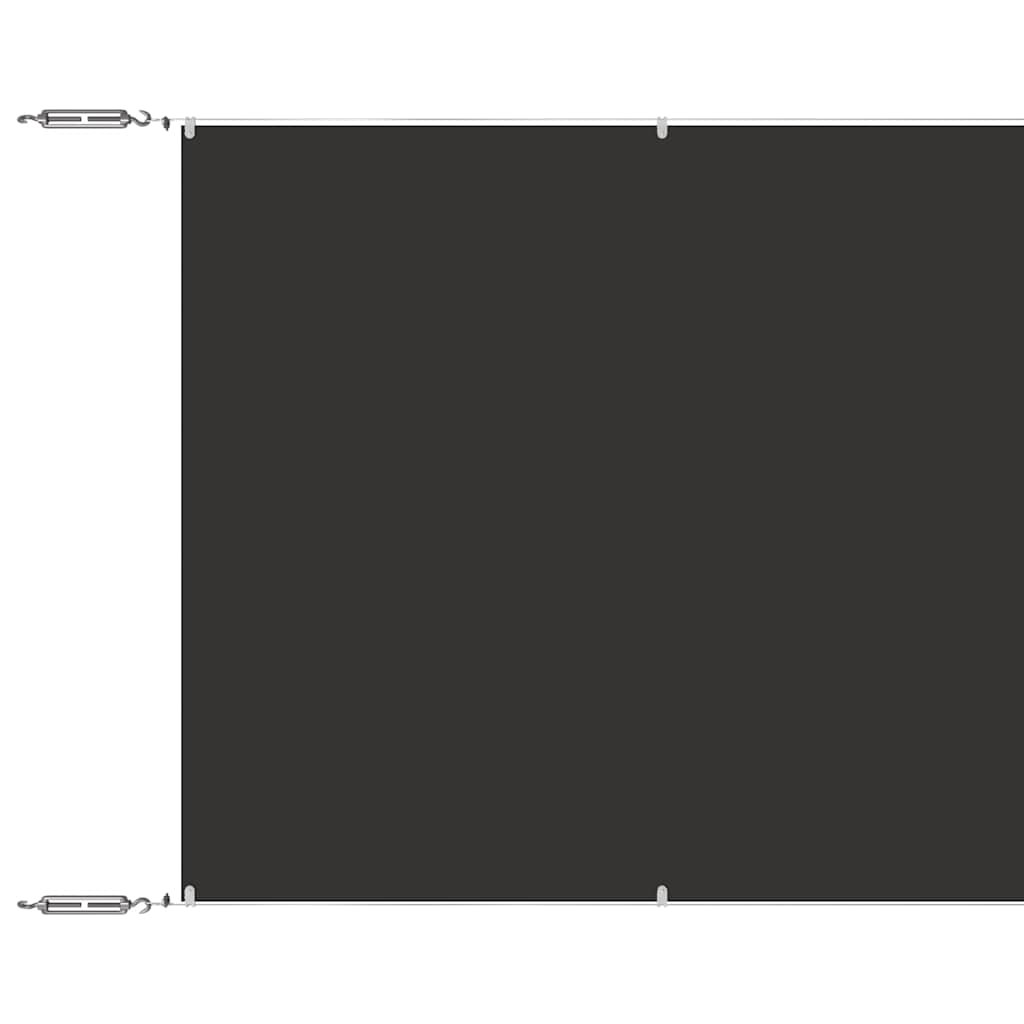 antracitszürke oxford-szövet függőleges napellenző 140 x 600 cm