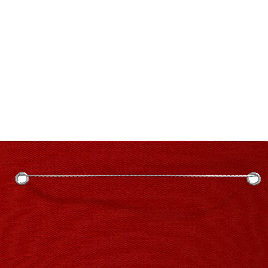 piros oxford-szövet erkélyparaván 80 x 240 cm