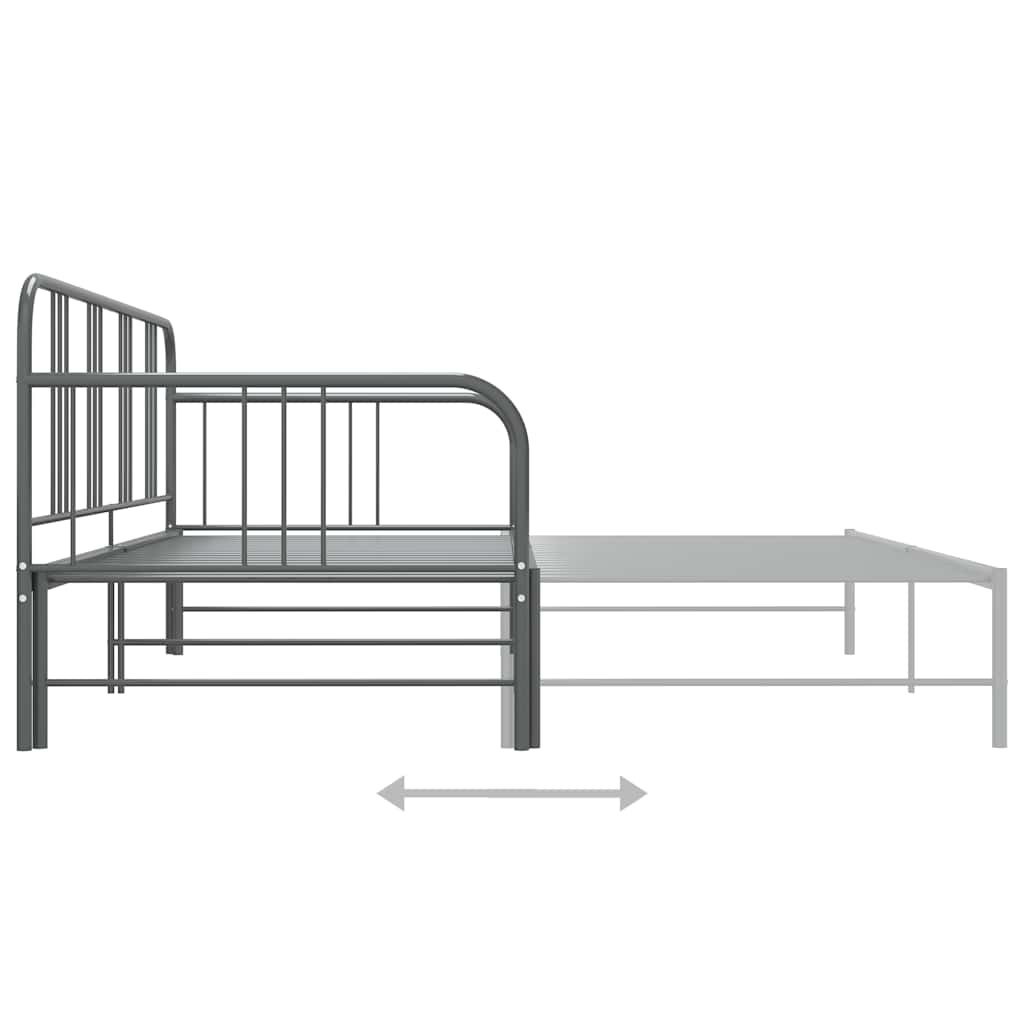 szrüke fém kihúzható kanapéágy-keret 90 x 200 cm