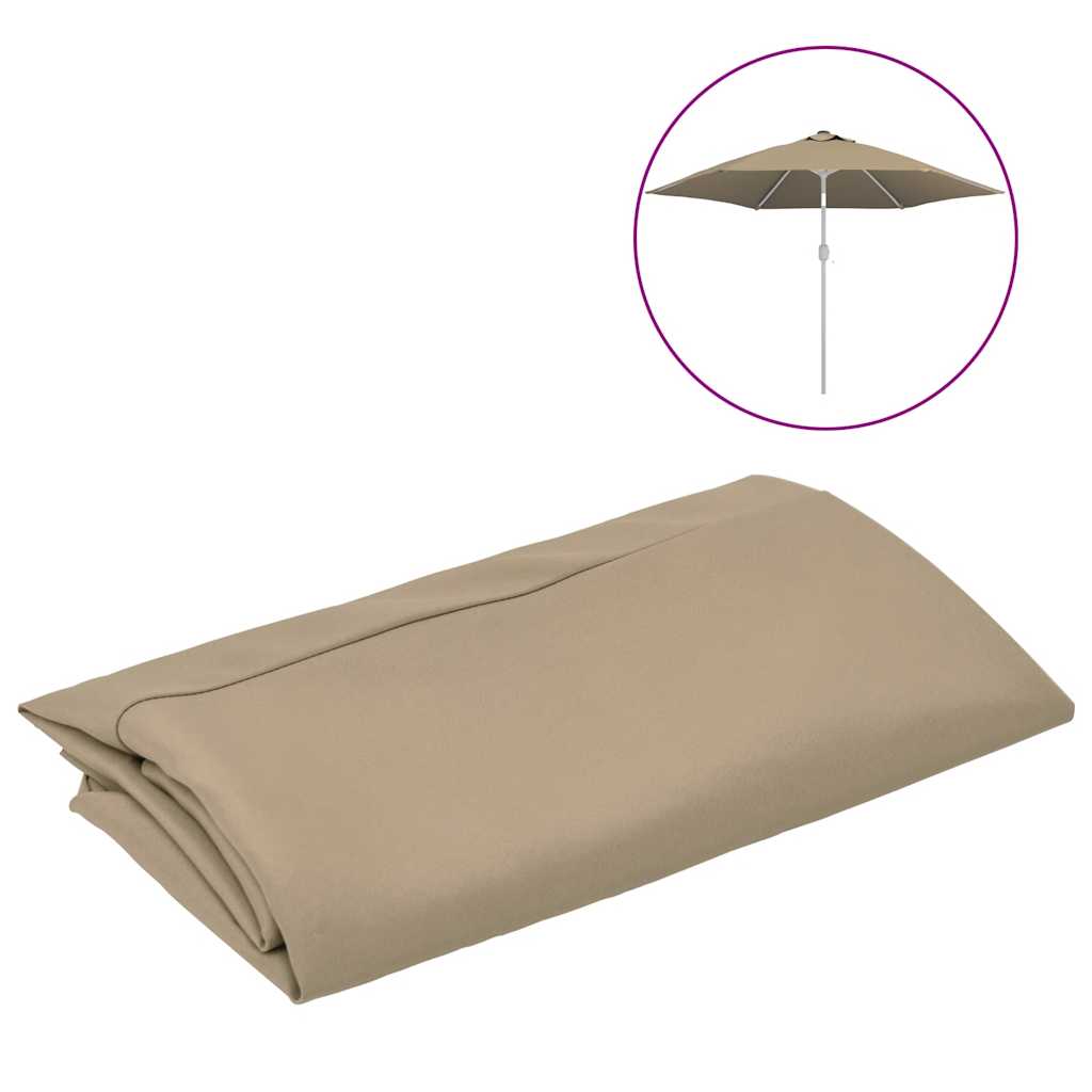 tópszínű kültéri napernyőponyva 300 cm
