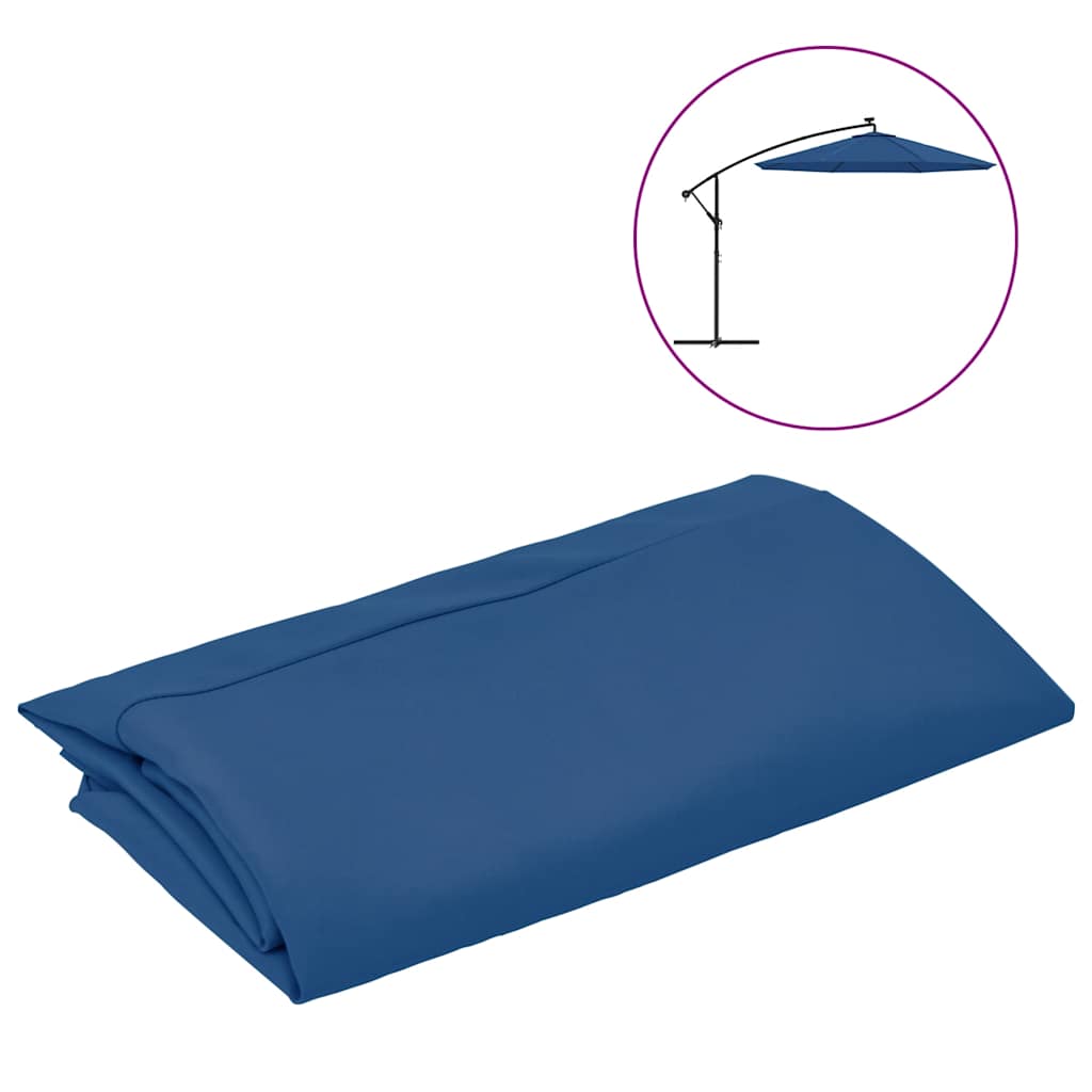 azúrkék konzolos napernyőponyva 350 cm