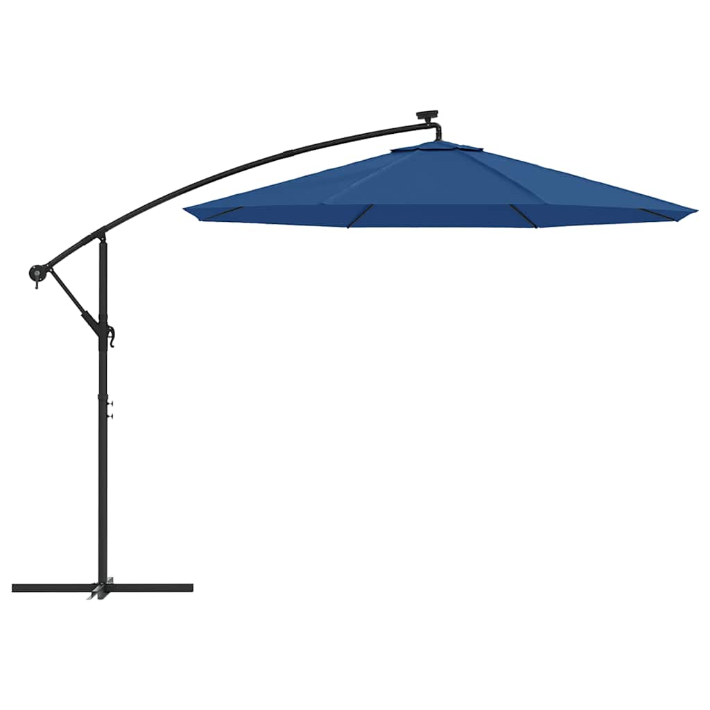 azúrkék konzolos napernyőponyva 350 cm