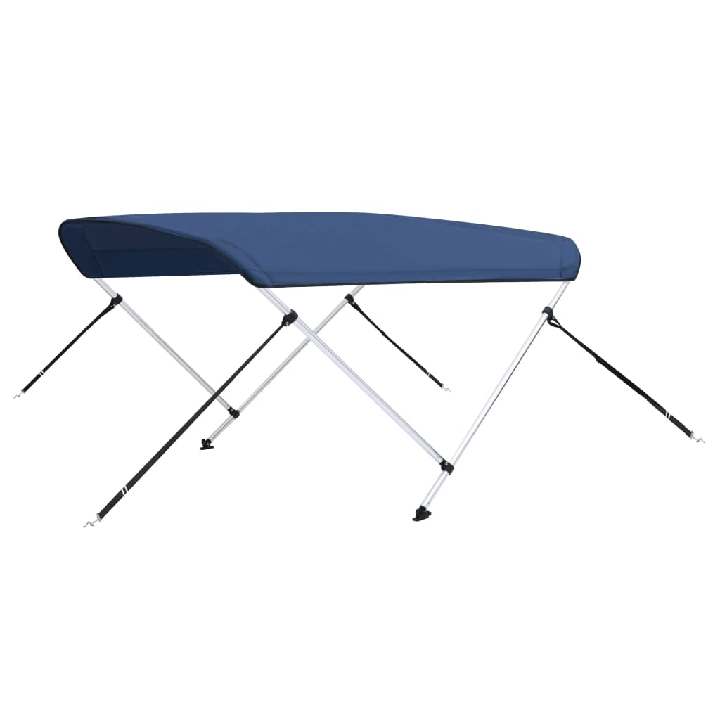 tengerészkék kétágú bimini tető 150 x 120 x 110 cm