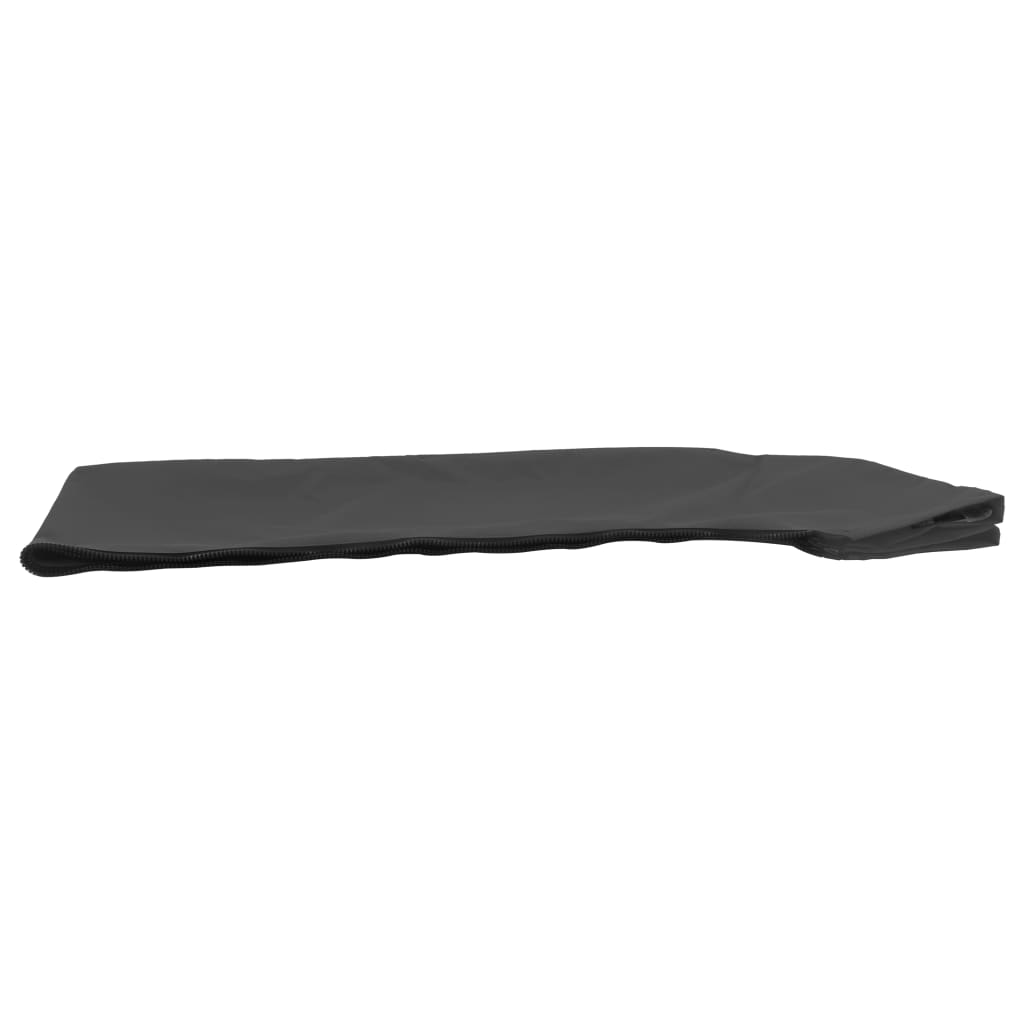 antracitszürke háromágú bimini tető 183 x 196 x 137 cm