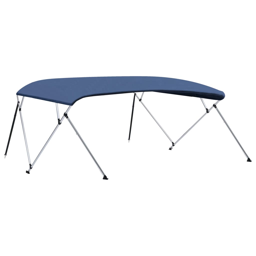 tengerészkék négyágú bimini tető 243 x (230-244) x 137 cm
