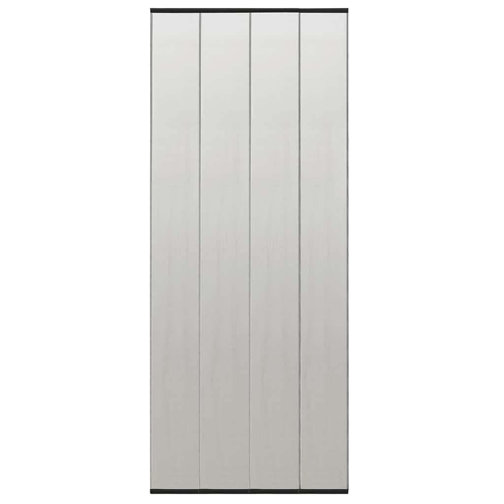 fekete poliészter szúnyogháló ajtóra hálós függönnyel 100x220cm