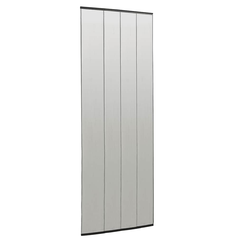 fekete poliészter szúnyogháló ajtóra hálós függönnyel 100x220cm