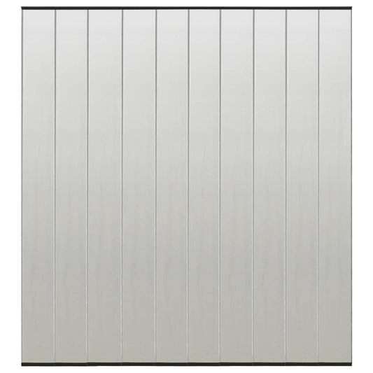 fekete szúnyogháló ajtóra 10 részes hálós függönnyel 240x240 cm