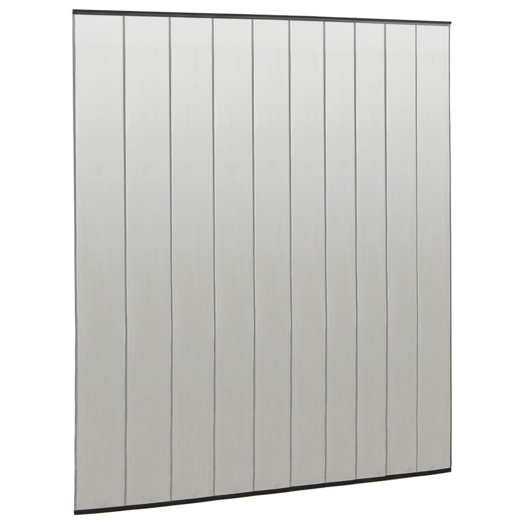fekete szúnyogháló ajtóra 10 részes hálós függönnyel 240x240 cm