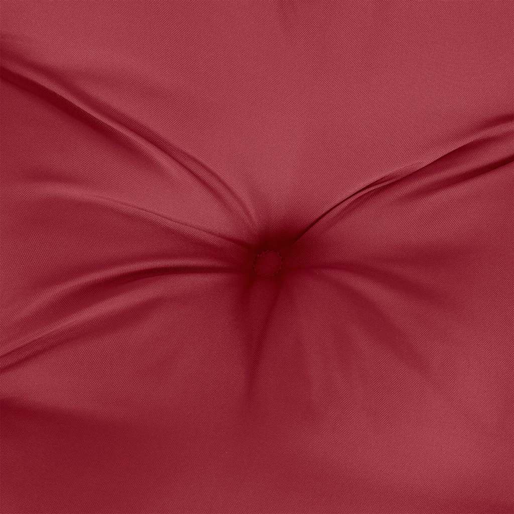 bordó oxford szövet kerti padpárna 100 x (50+50) x 7 cm