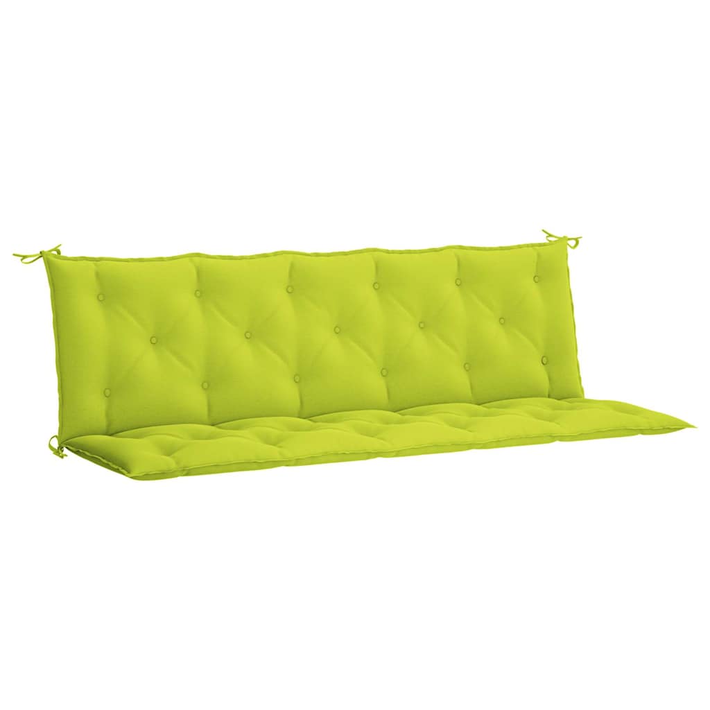 élénkzöld oxford szövet kerti pad párna 180 x (50+50) x 7 cm