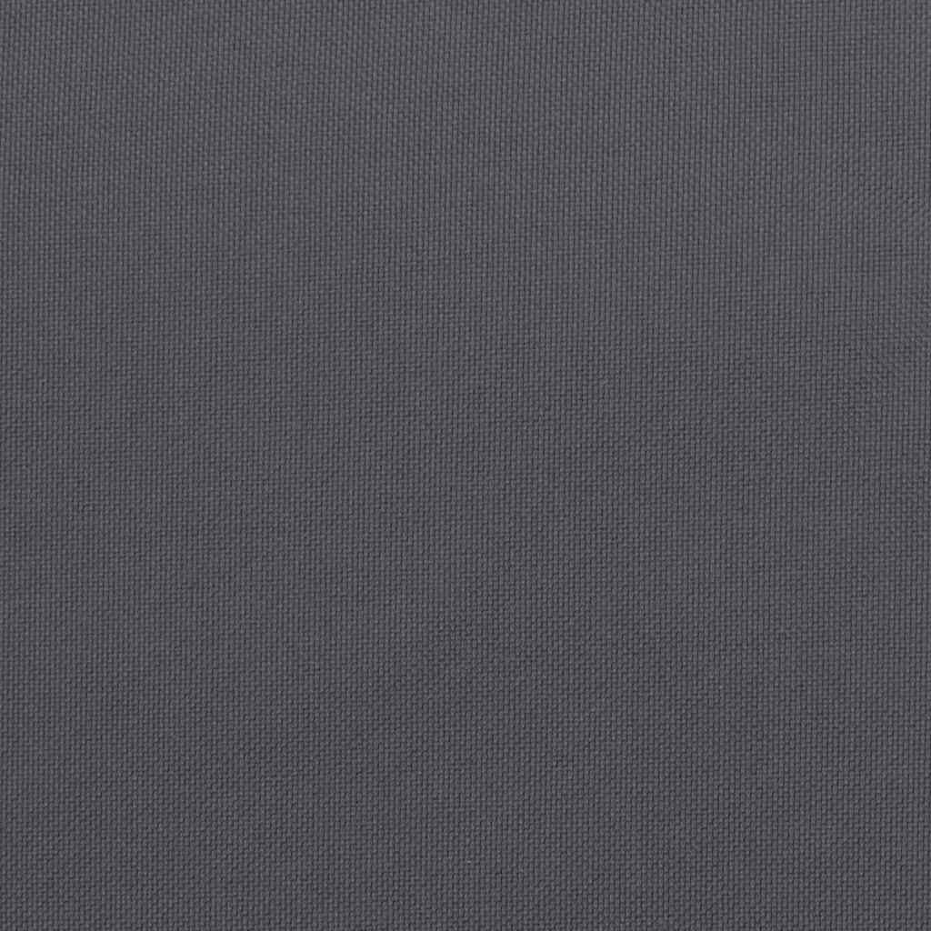 antracitszürke oxford szövet raklappárna 60 x 60 x 6 cm
