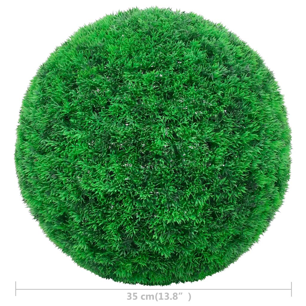 2 db gömb alakú műpuszpáng 35 cm