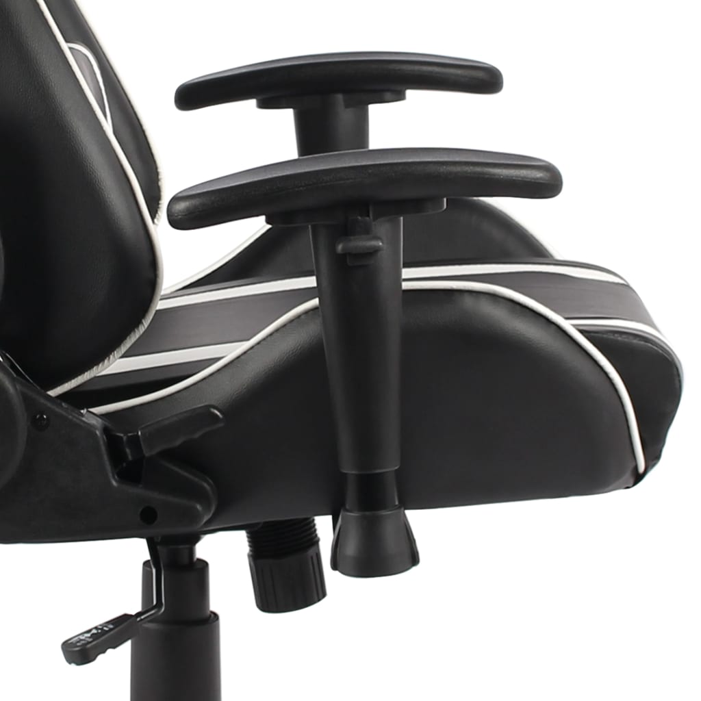 fehér PVC forgó gamer szék