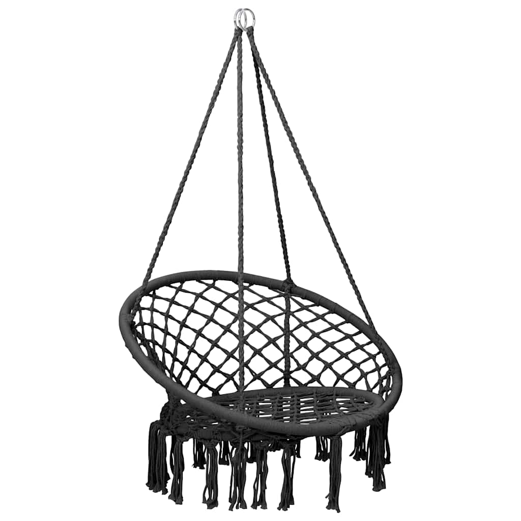antracitszürke függőszék 80 cm