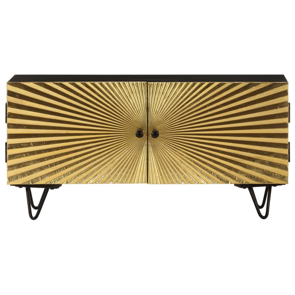 tömör mangófa TV-szekrény 90 x 30 x 45 cm