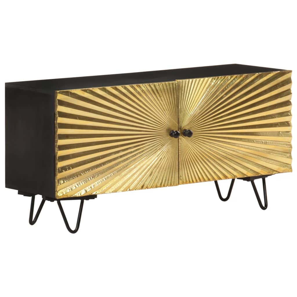 tömör mangófa TV-szekrény 90 x 30 x 45 cm