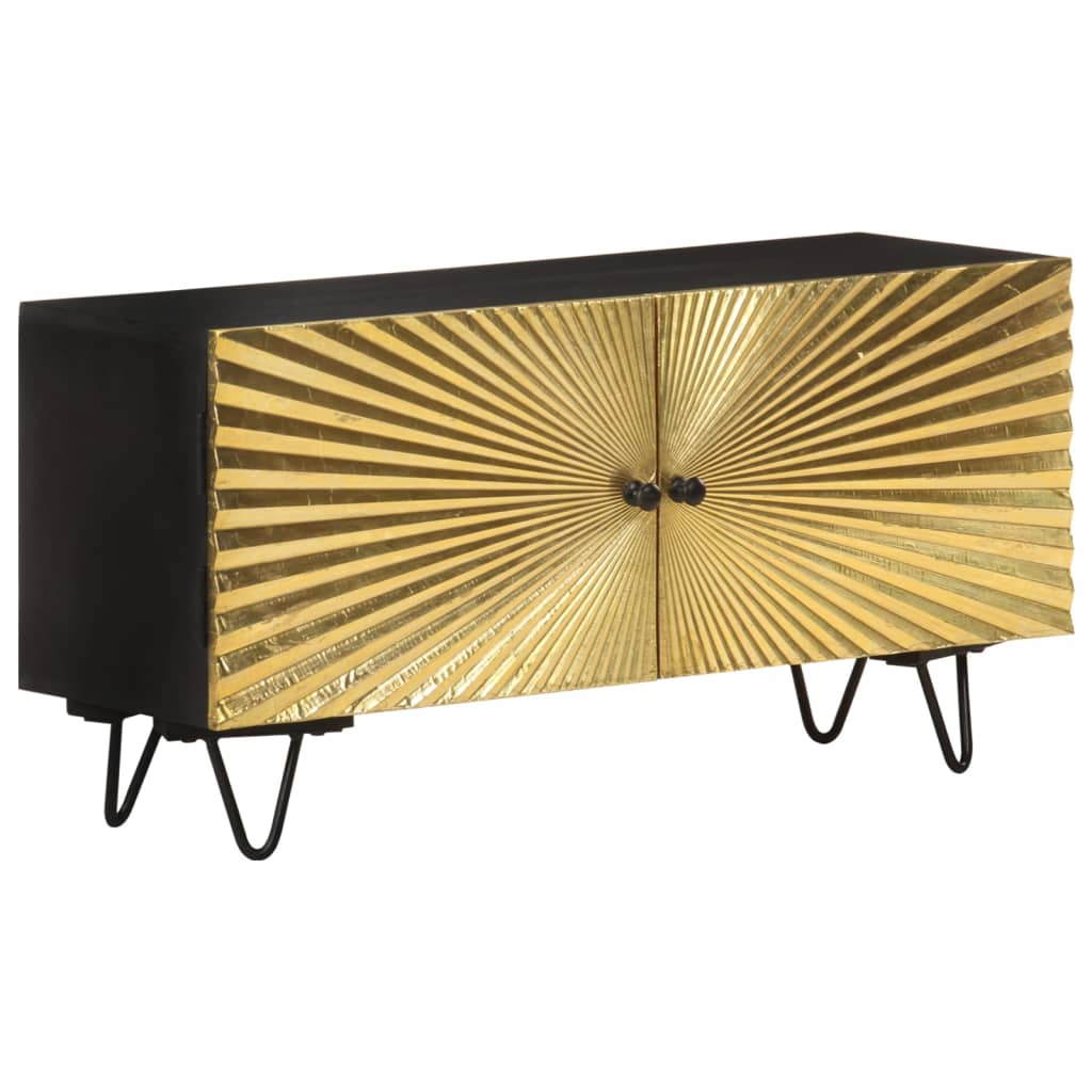 tömör mangófa TV-szekrény 90 x 30 x 45 cm