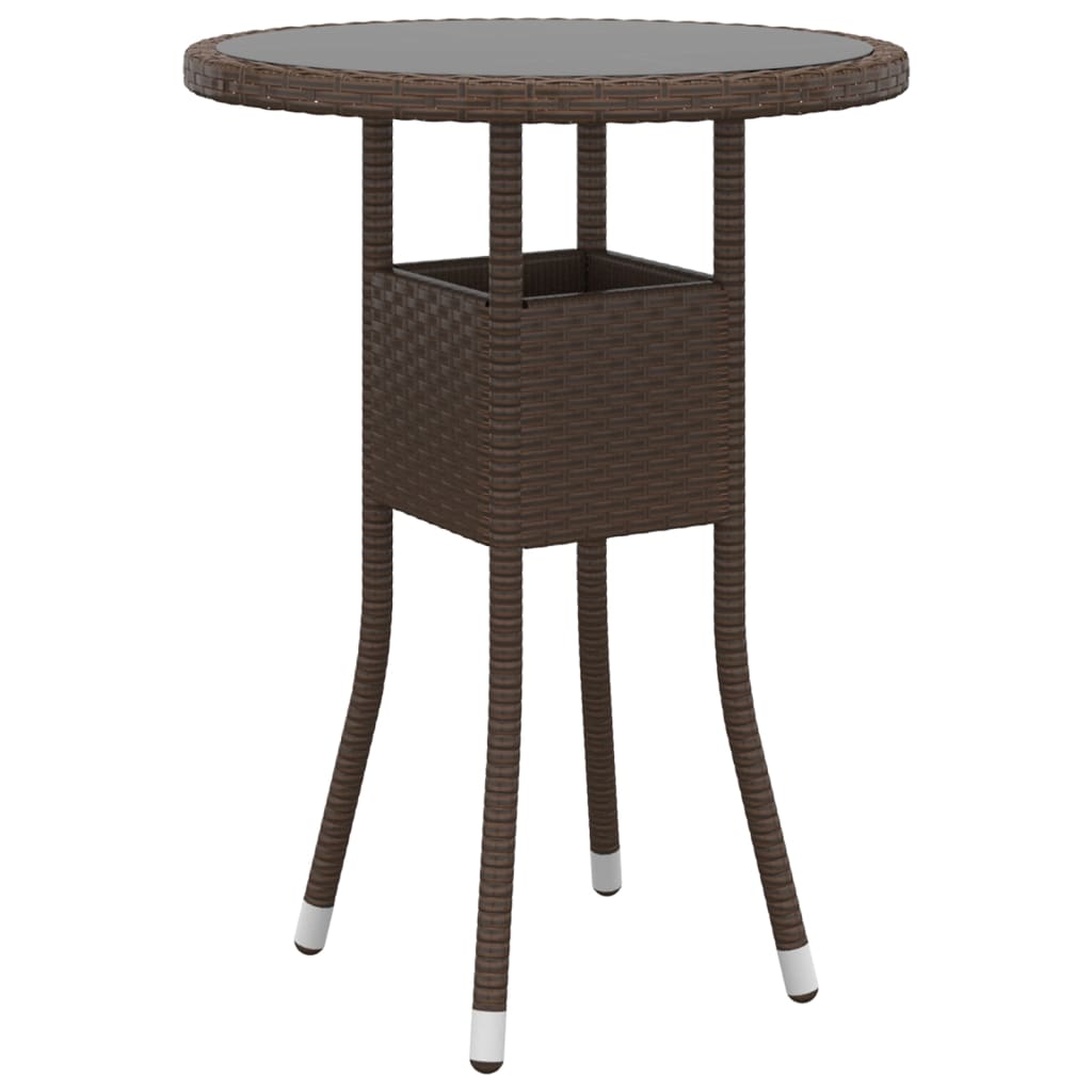 5 részes barna polyrattan kerti ülőgarnitúra
