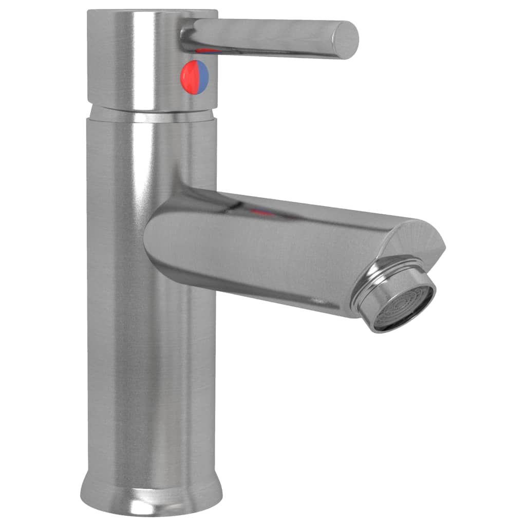 ezüst fürdőszobai mosdócsaptelep 130 x 176 mm
