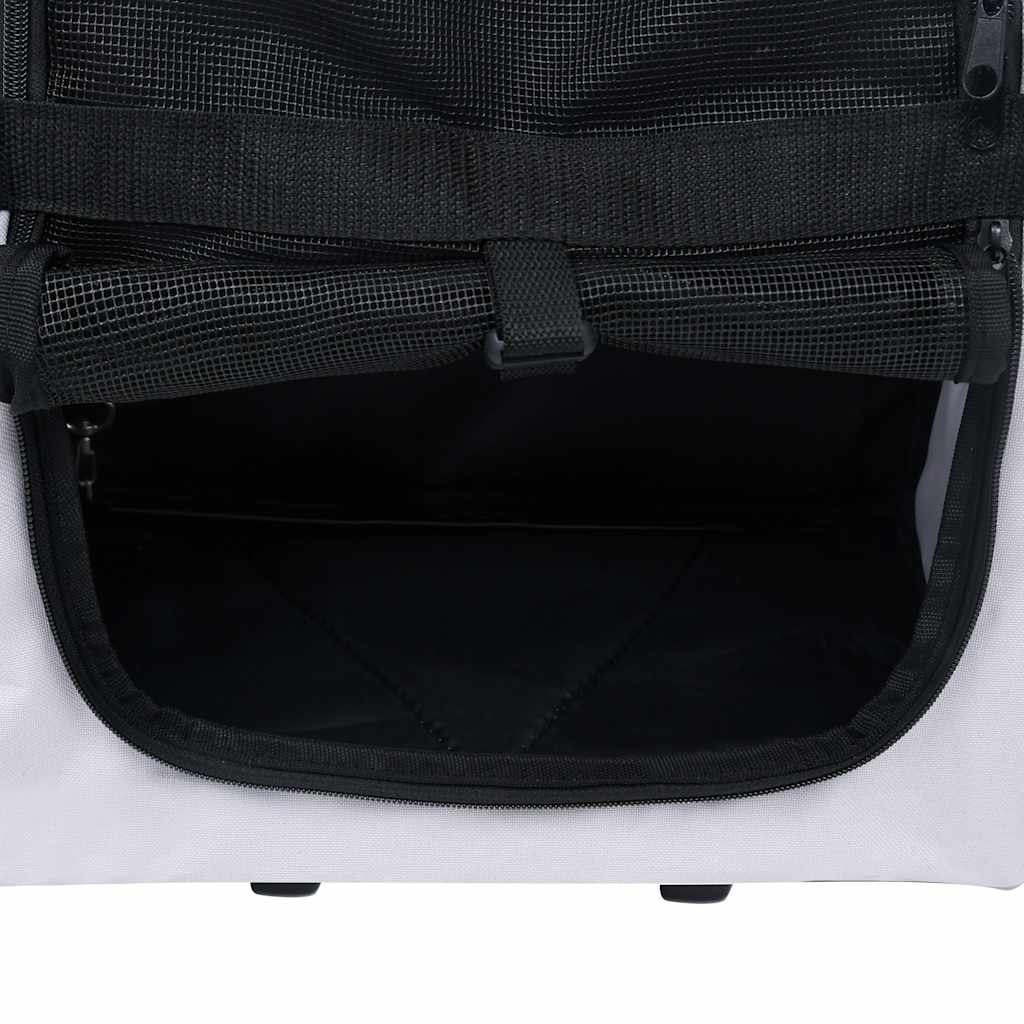 szürke összecsukható többfunkciós kisállatszállító kocsi