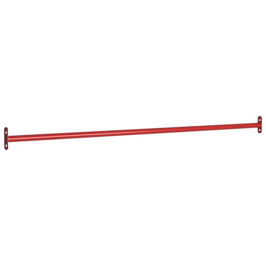 piros acél húzódzkodó rúd 125 cm