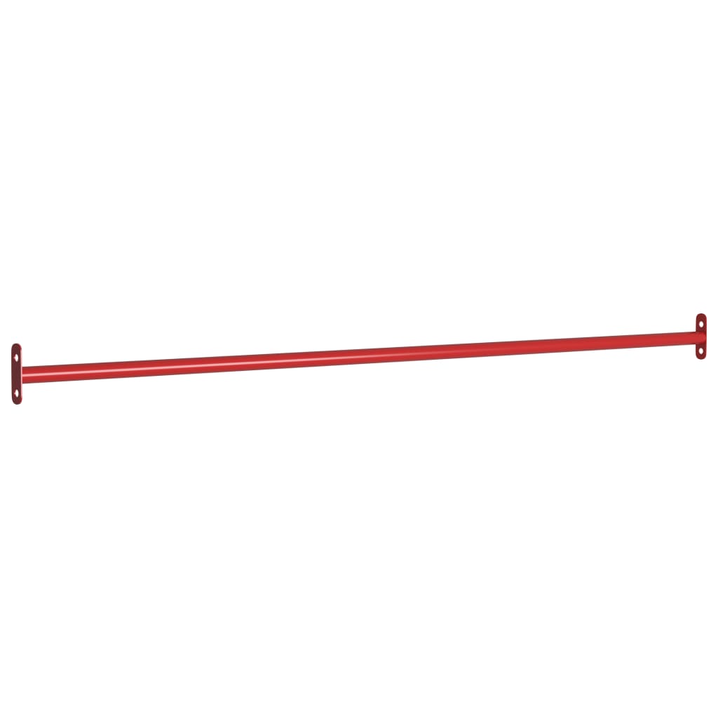 2 db piros acél húzódzkodó rúd 125 cm