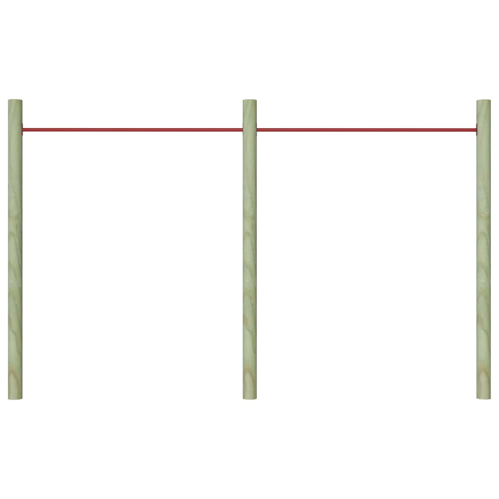 2 db piros acél húzódzkodó rúd 125 cm