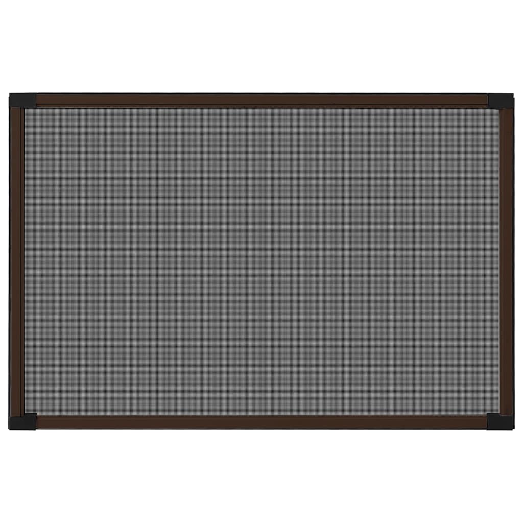 barna lehúzható ablakszúnyogháló 70 x 150 cm