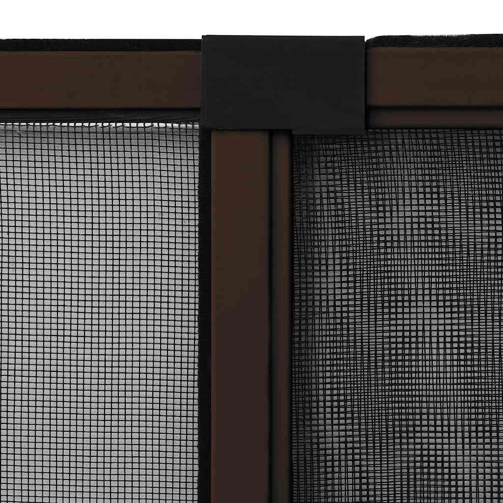 barna lehúzható ablakszúnyogháló 70 x 150 cm