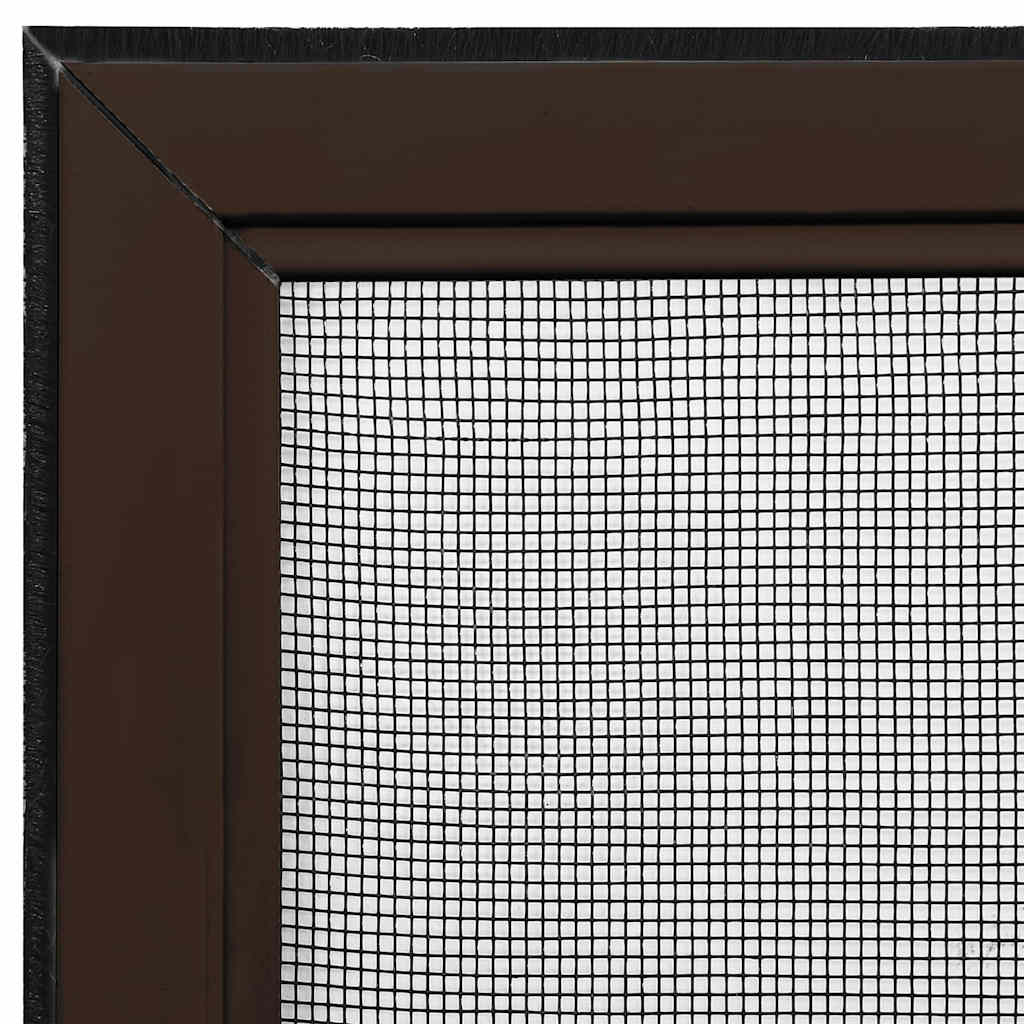 barna lehúzható ablakszúnyogháló 70 x 150 cm