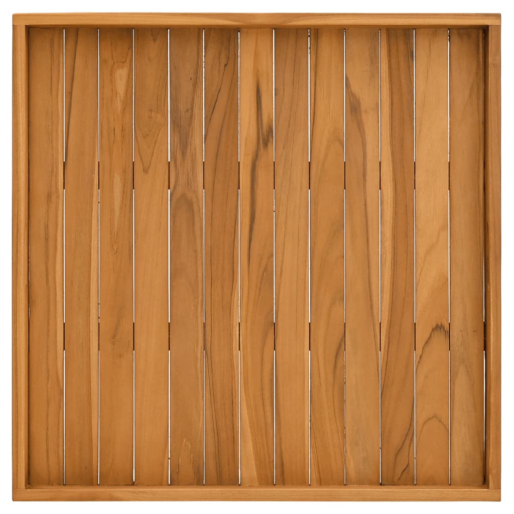 tömör tíkfa tálalótálca 70 x 70 cm