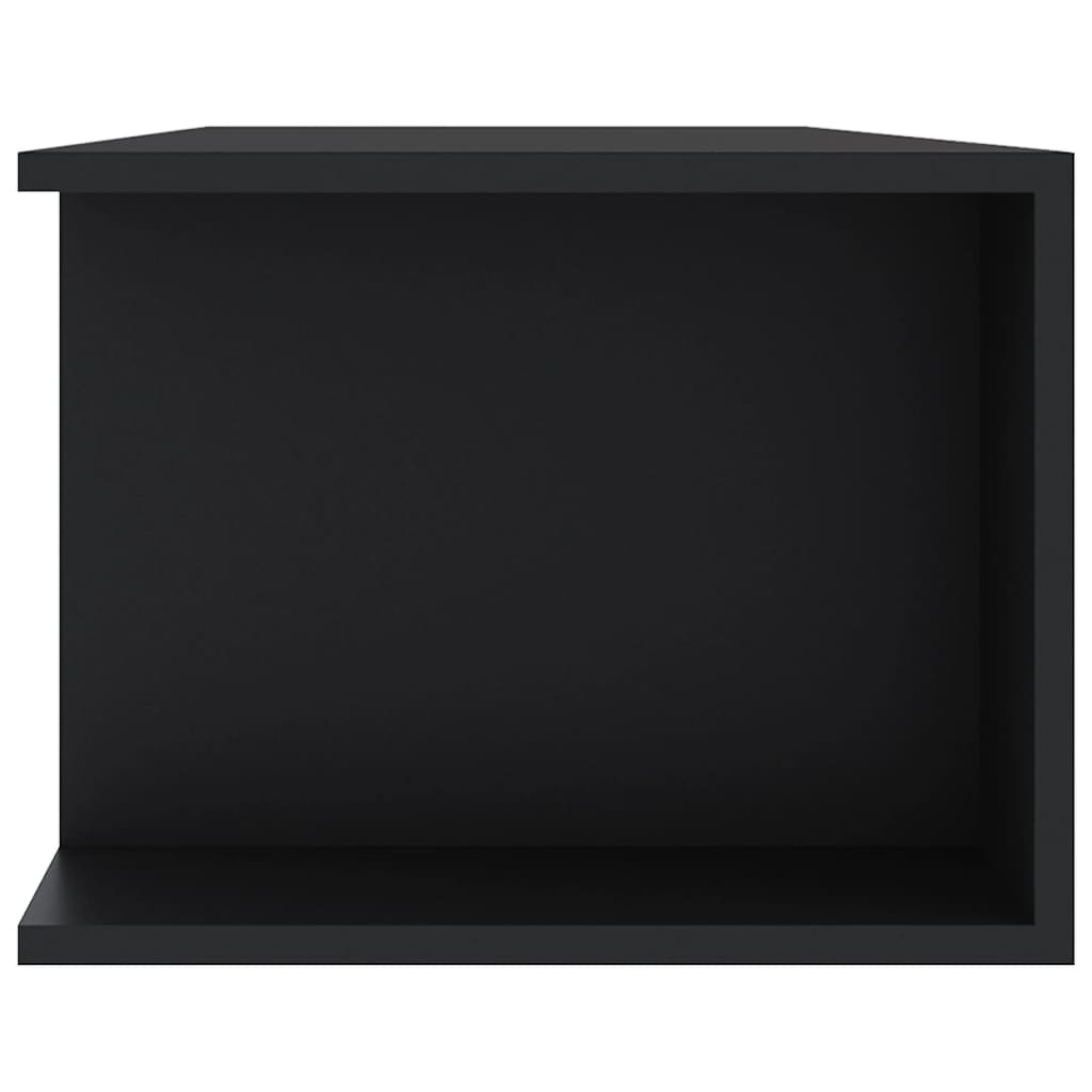 fekete TV-szekrény LED-lámpákkal 135 x 39 x 30 cm