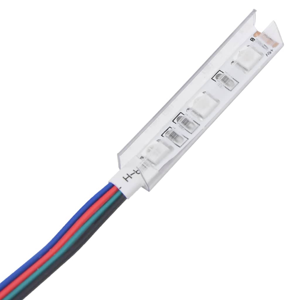 betonszürke TV-szekrény LED-lámpákkal 135 x 39 x 30 cm
