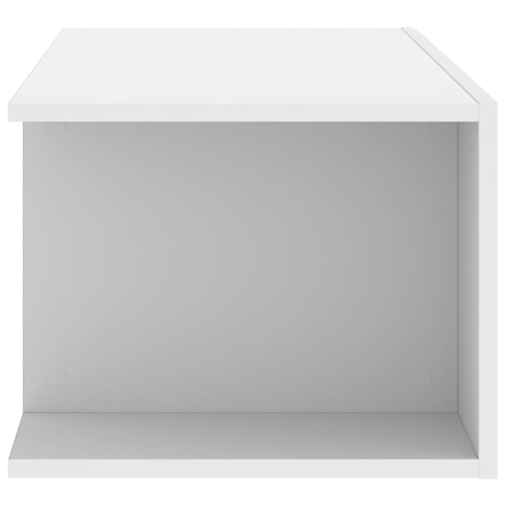 fehér TV-szekrény LED-lámpákkal 90 x 39 x 30 cm