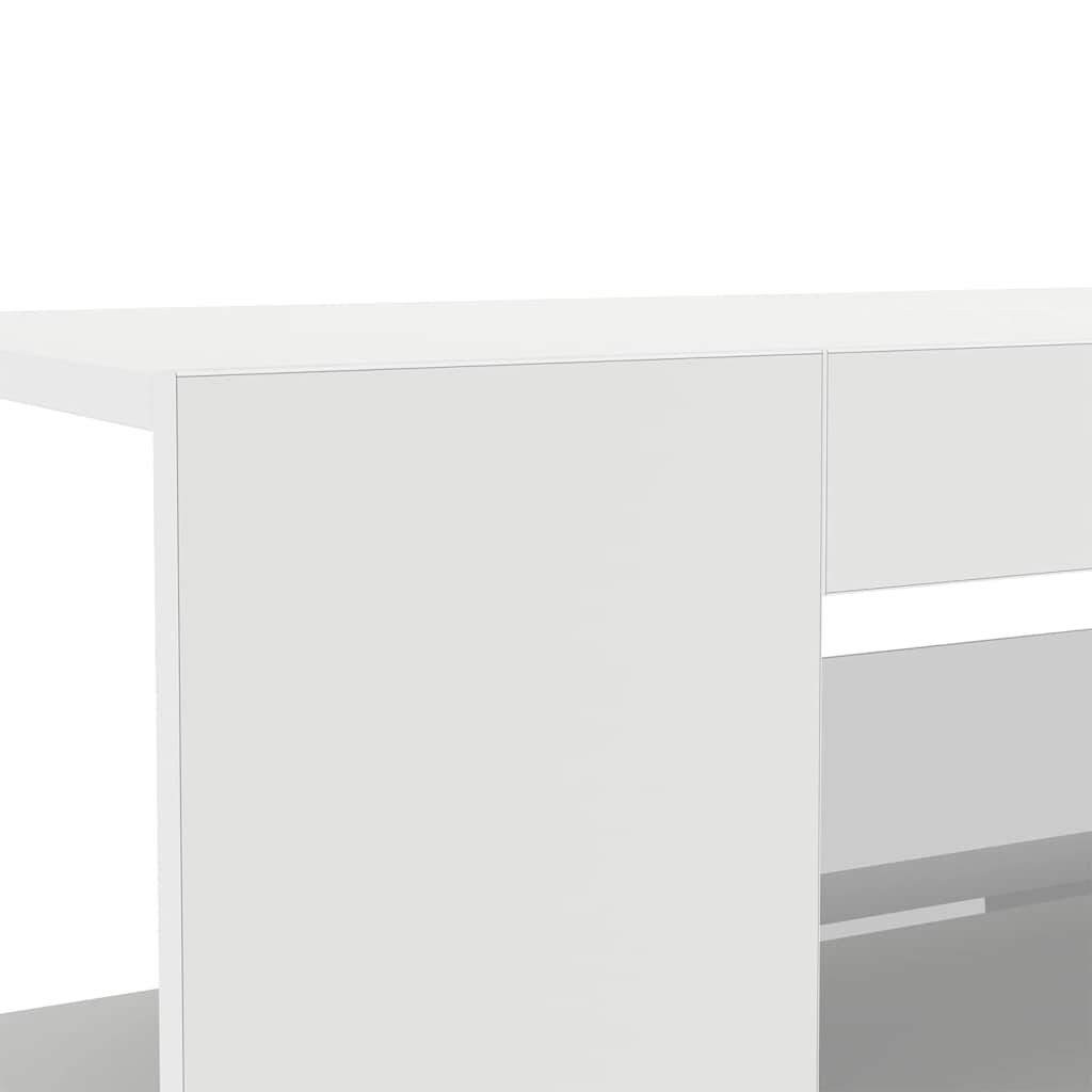 fehér TV-szekrény LED-lámpákkal 90 x 39 x 30 cm