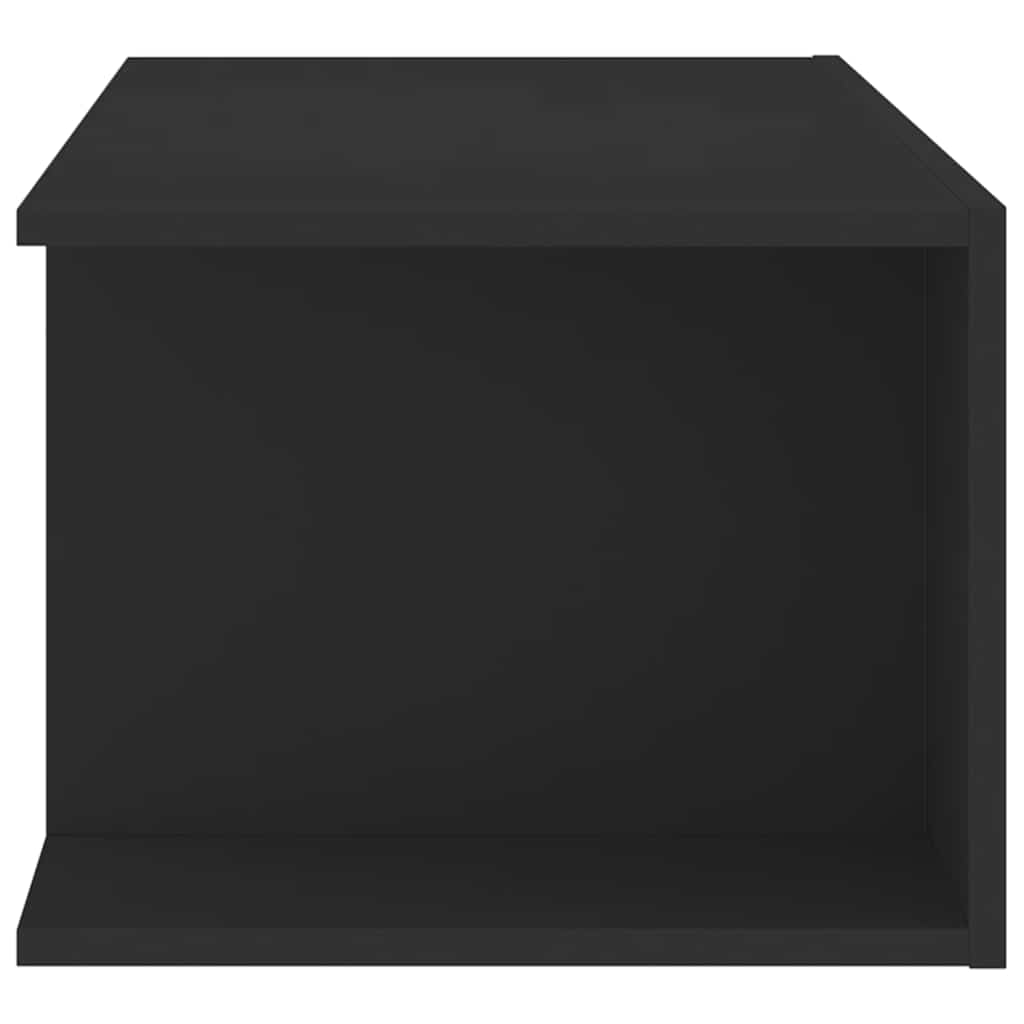 fekete TV-szekrény LED lámpákkal 90 x 39 x 30 cm