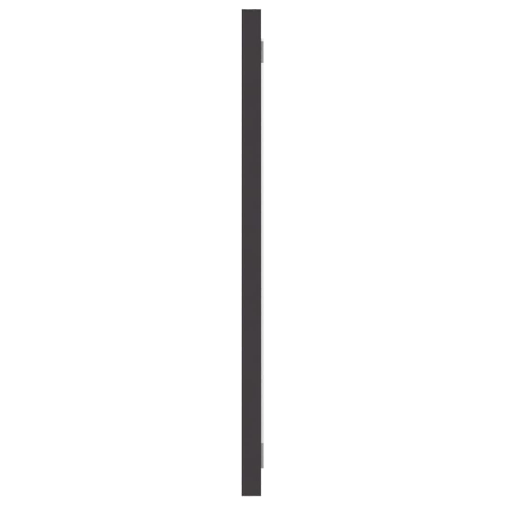 szürke forgácslap fürdőszobai tükör 90 x 1,5 x 37 cm